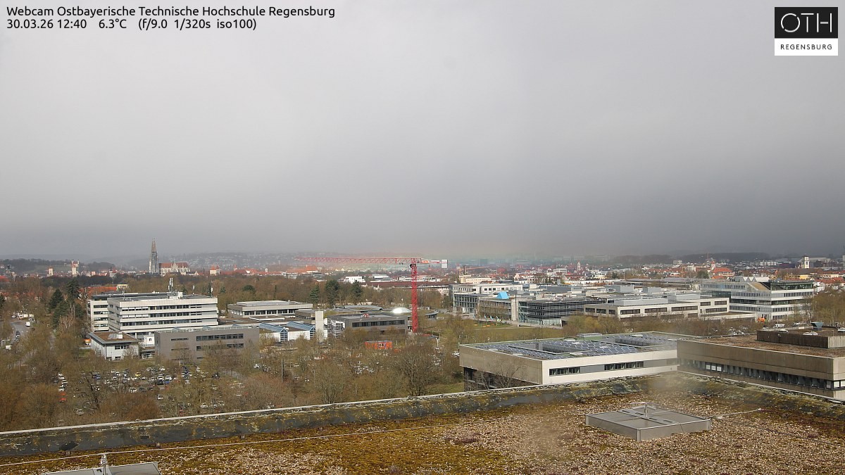 Archiv Foto Webcam Regensburg: Technische Hochschule