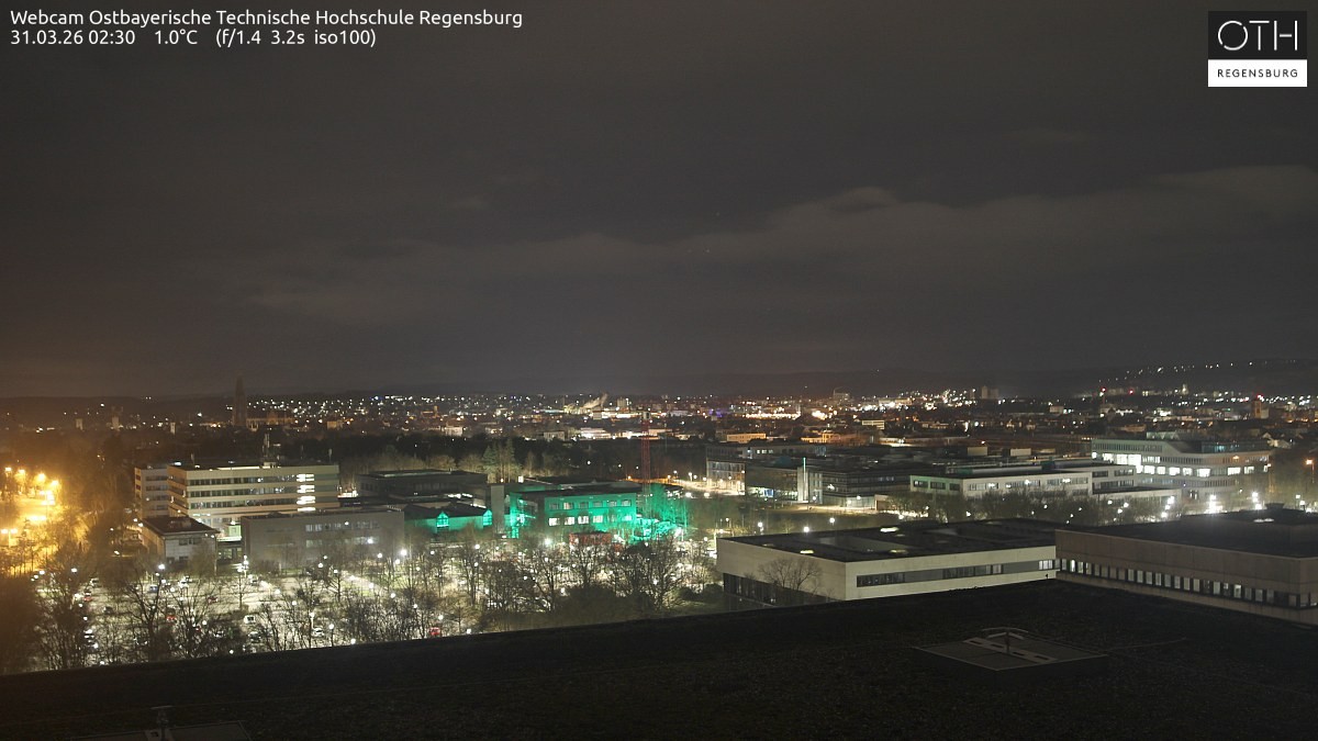 Archiv Foto Webcam Regensburg: Technische Hochschule