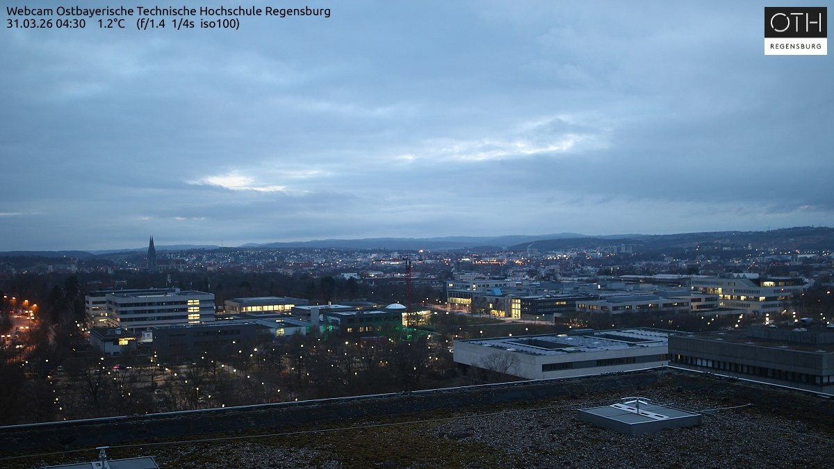 Archiv Foto Webcam Regensburg: Technische Hochschule