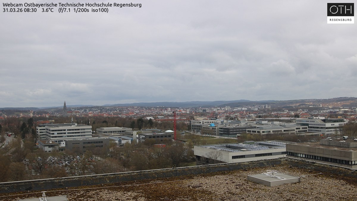 Archiv Foto Webcam Regensburg: Technische Hochschule