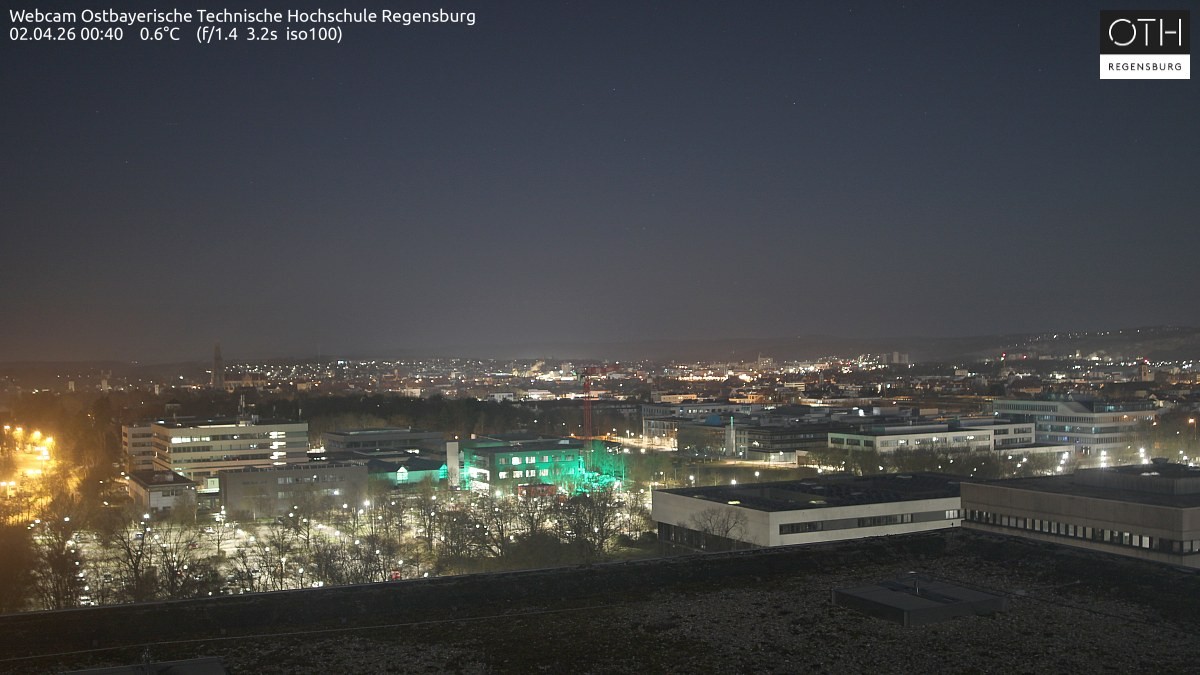 Archiv Foto Webcam Regensburg: Technische Hochschule
