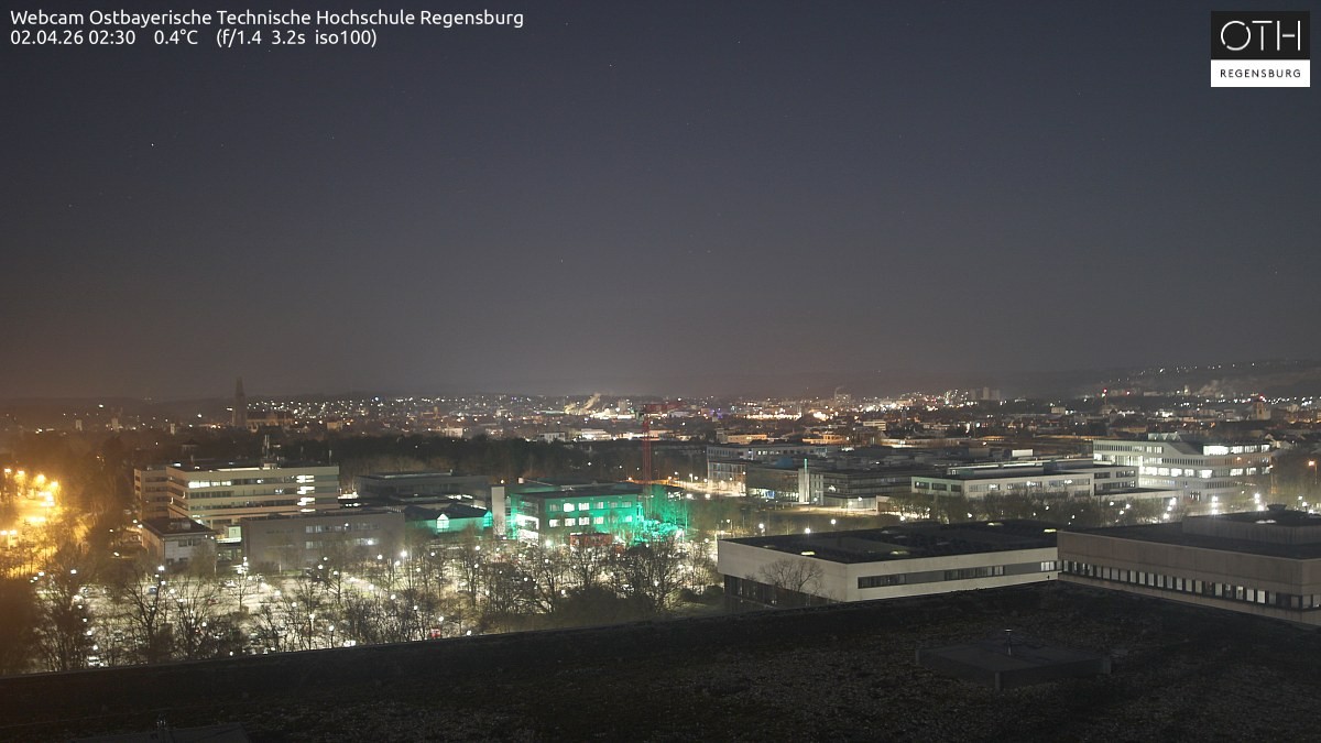 Archiv Foto Webcam Regensburg: Technische Hochschule