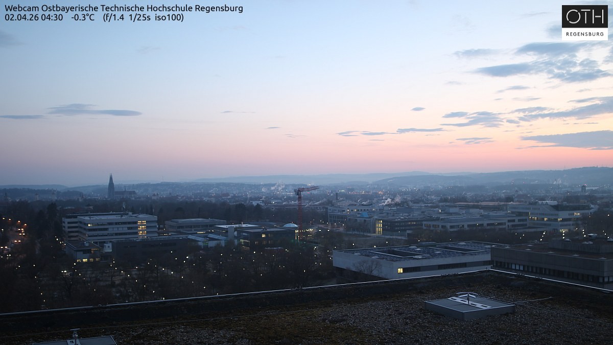 Archiv Foto Webcam Regensburg: Technische Hochschule