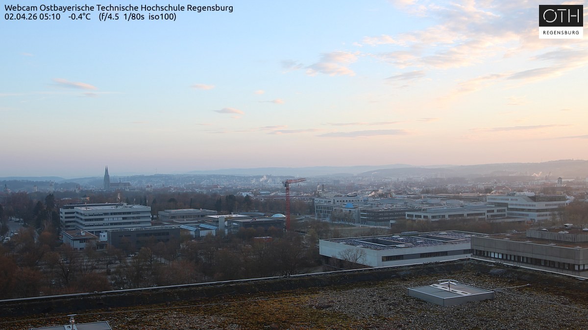 Archiv Foto Webcam Regensburg: Technische Hochschule