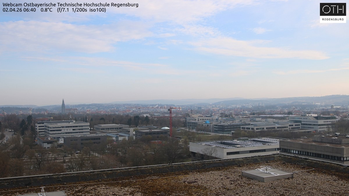 Archiv Foto Webcam Regensburg: Technische Hochschule