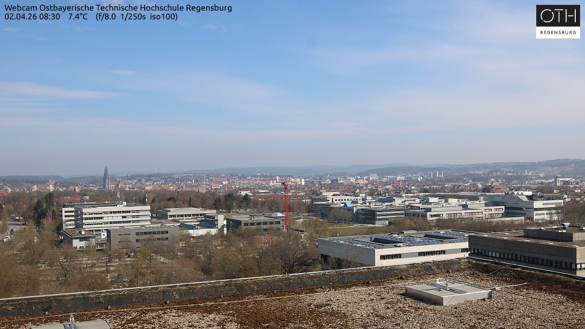 Archiv Foto Webcam Regensburg: Technische Hochschule