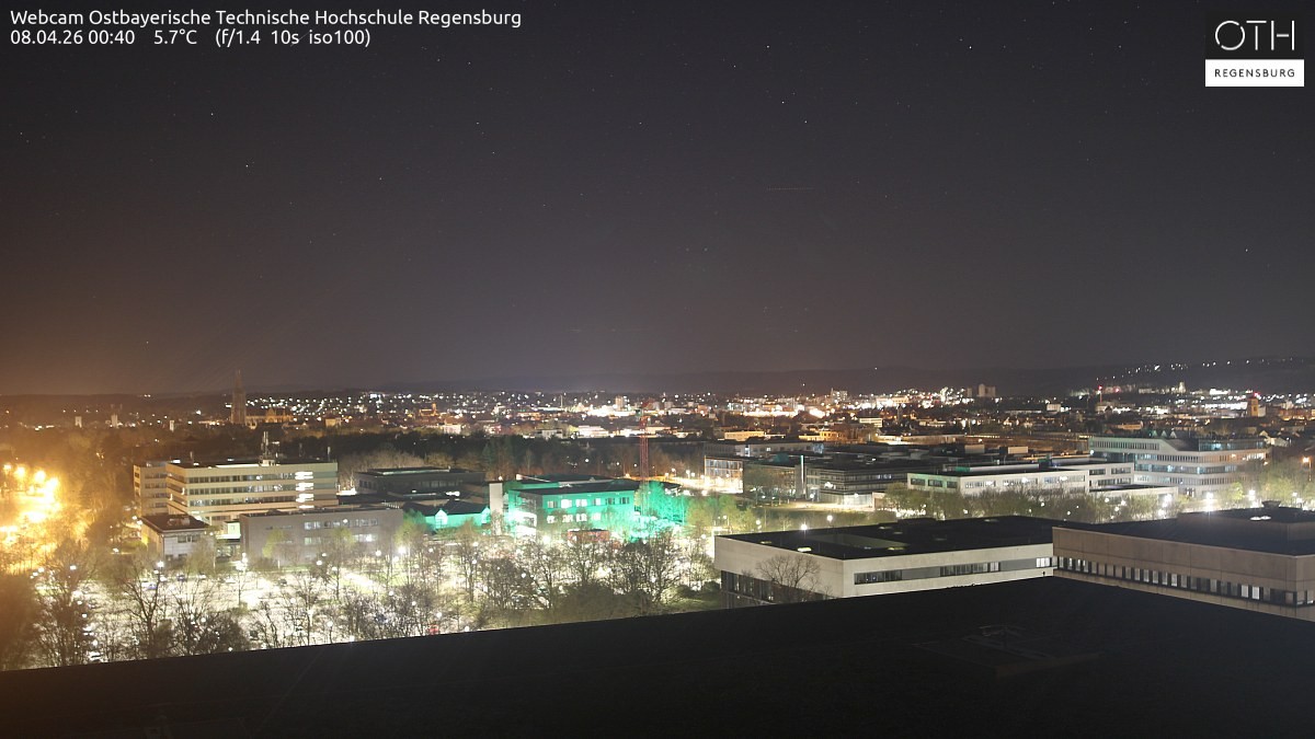 Archiv Foto Webcam Regensburg: Technische Hochschule