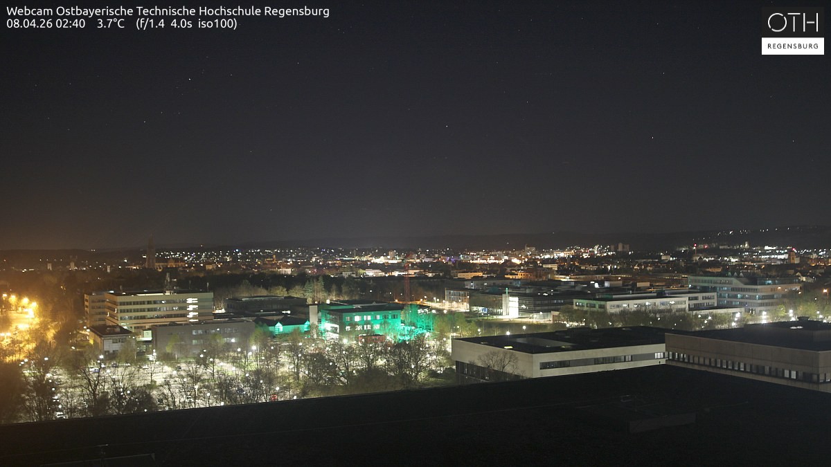 Archiv Foto Webcam Regensburg: Technische Hochschule