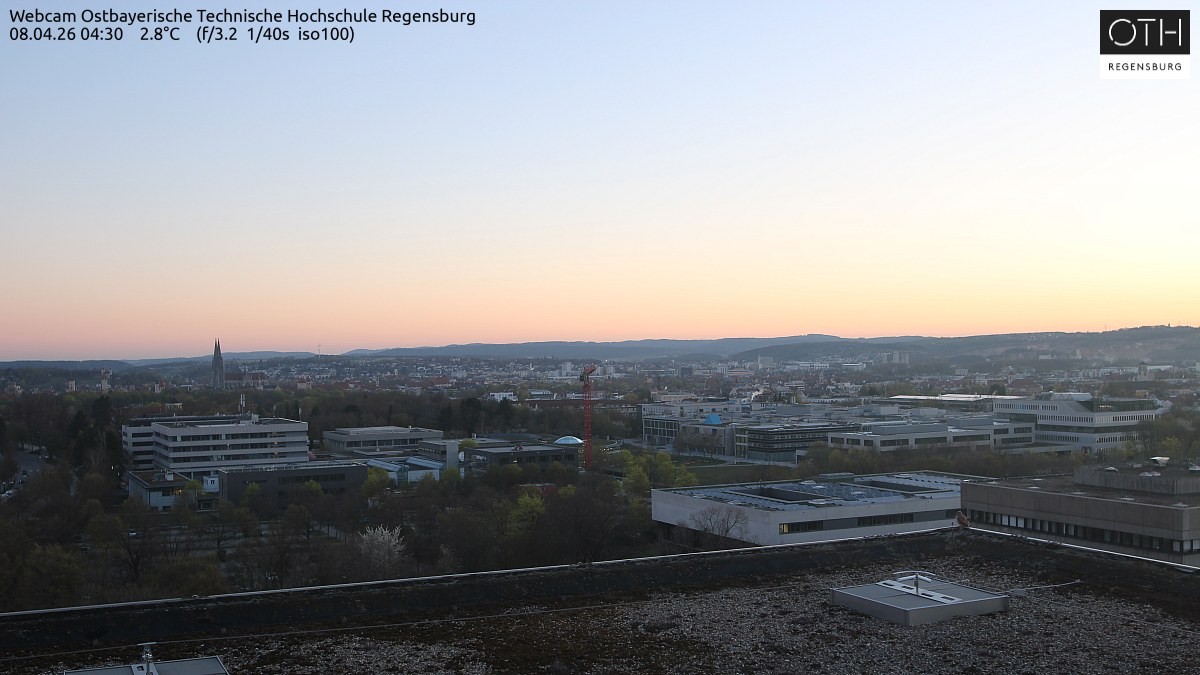 Archiv Foto Webcam Regensburg: Technische Hochschule