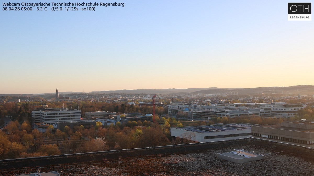 Archiv Foto Webcam Regensburg: Technische Hochschule