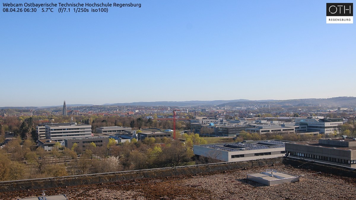Archiv Foto Webcam Regensburg: Technische Hochschule