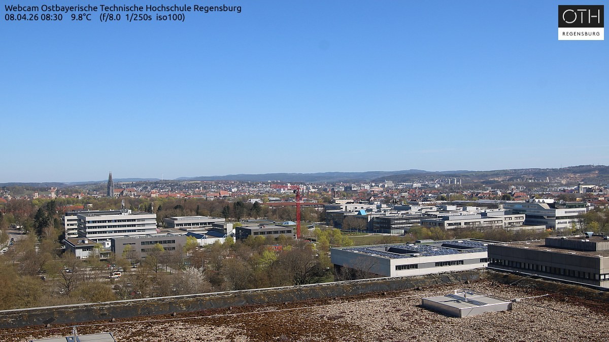 Archiv Foto Webcam Regensburg: Technische Hochschule