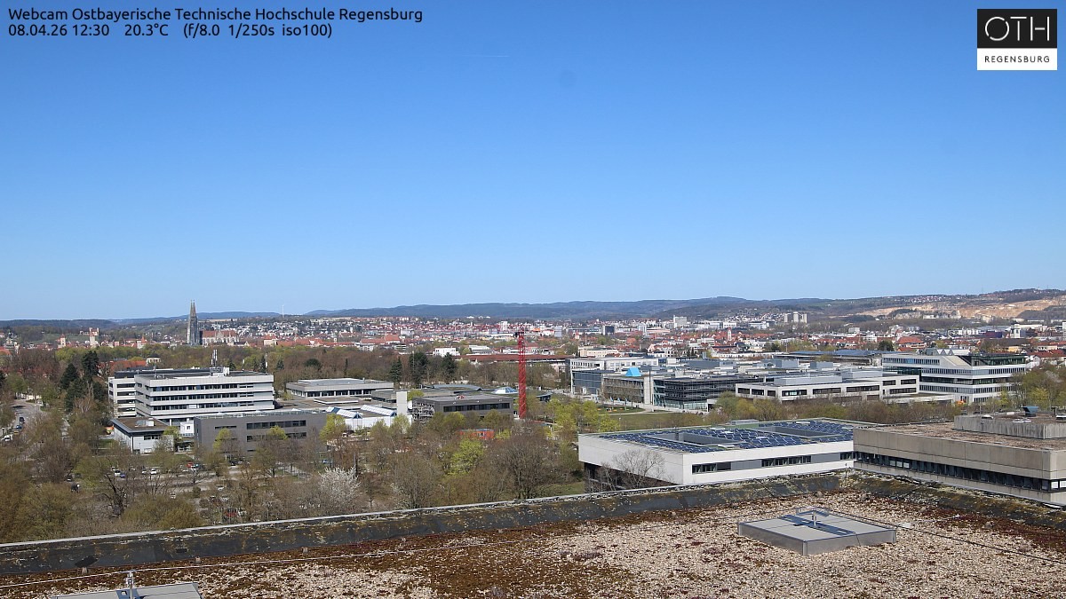 Archiv Foto Webcam Regensburg: Technische Hochschule