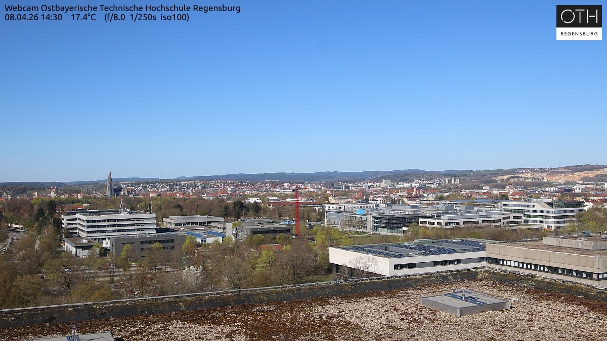 Archiv Foto Webcam Regensburg: Technische Hochschule