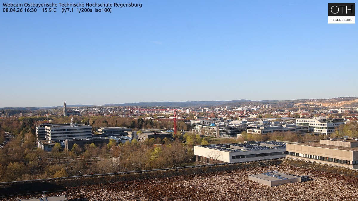 Archiv Foto Webcam Regensburg: Technische Hochschule