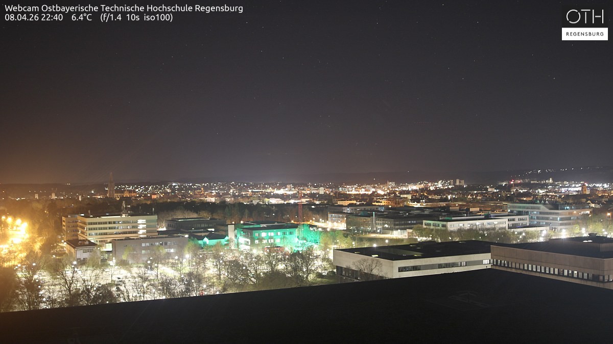 Archiv Foto Webcam Regensburg: Technische Hochschule