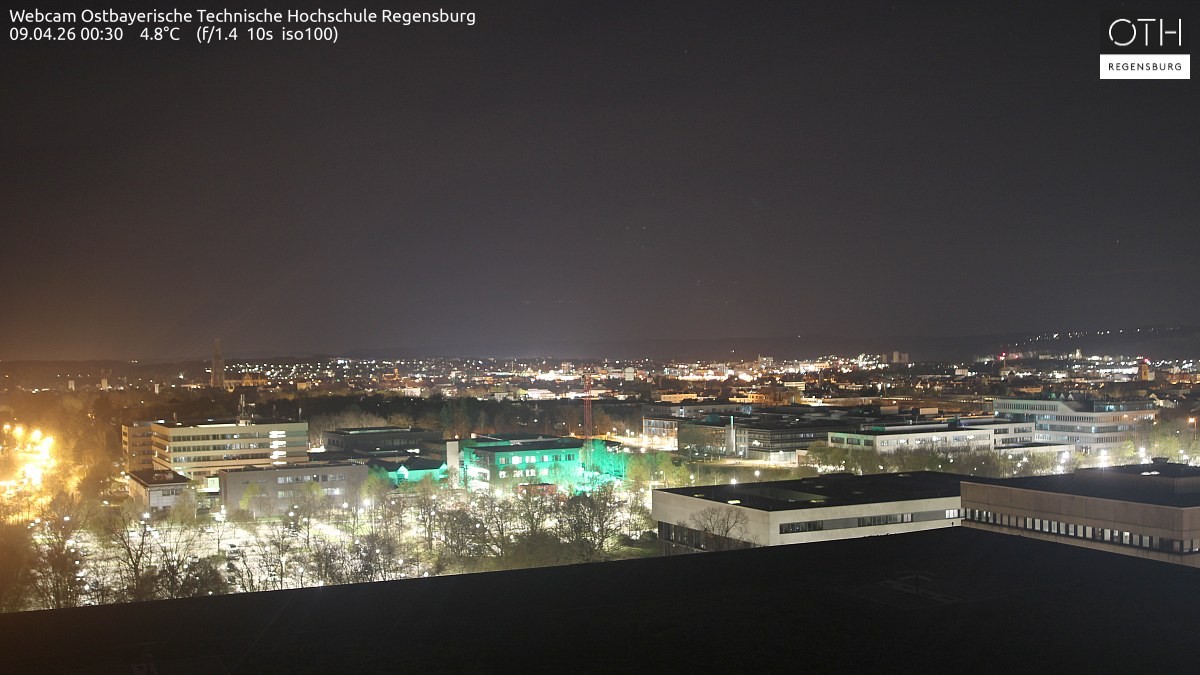 Archiv Foto Webcam Regensburg: Technische Hochschule