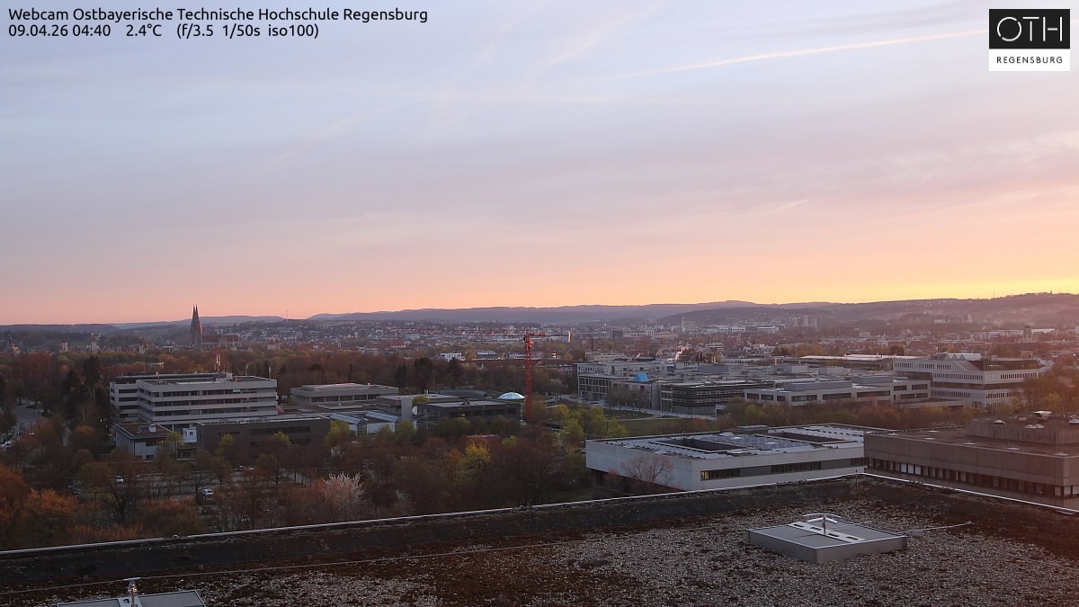 Archiv Foto Webcam Regensburg: Technische Hochschule