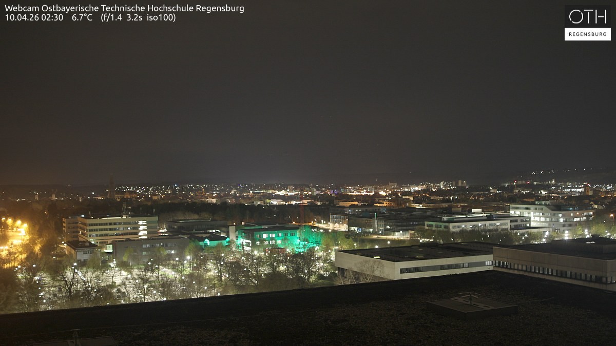 Archiv Foto Webcam Regensburg: Technische Hochschule