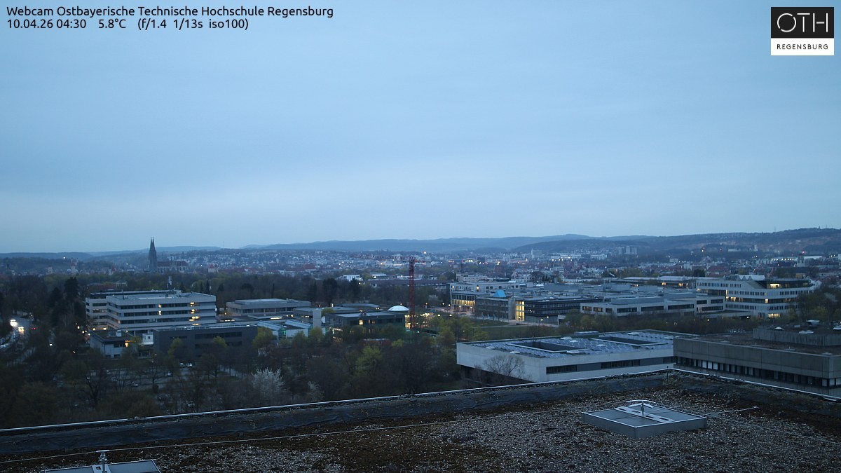 Archiv Foto Webcam Regensburg: Technische Hochschule
