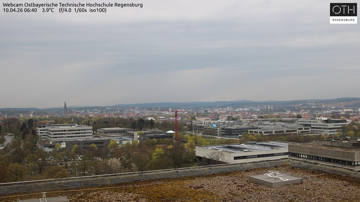 Archiv Foto Webcam Regensburg: Technische Hochschule