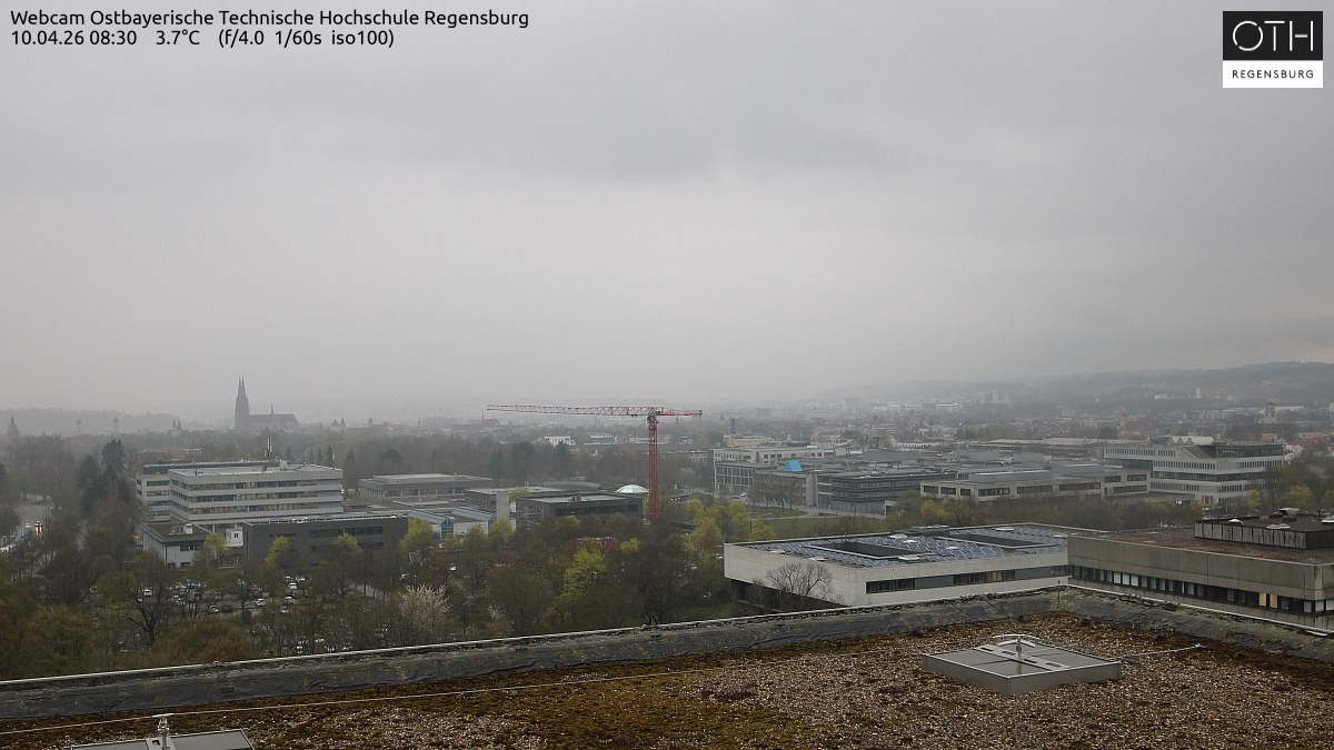 Archiv Foto Webcam Regensburg: Technische Hochschule