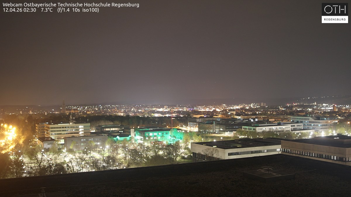 Archiv Foto Webcam Regensburg: Technische Hochschule