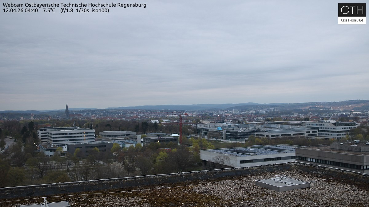 Archiv Foto Webcam Regensburg: Technische Hochschule