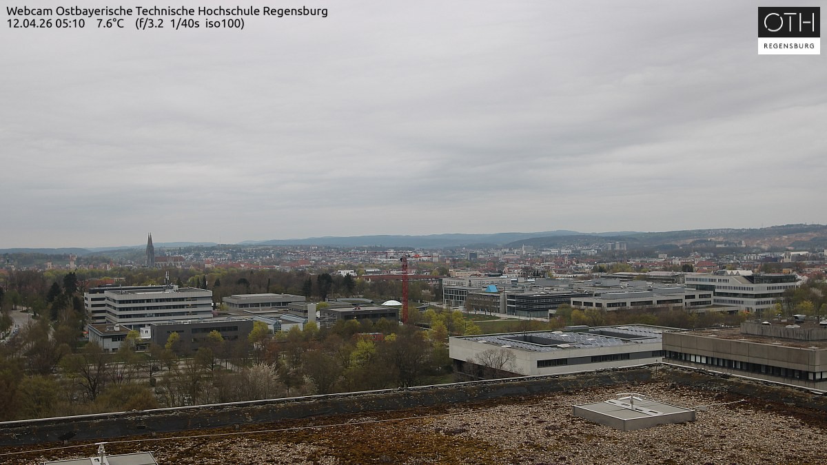 Archiv Foto Webcam Regensburg: Technische Hochschule