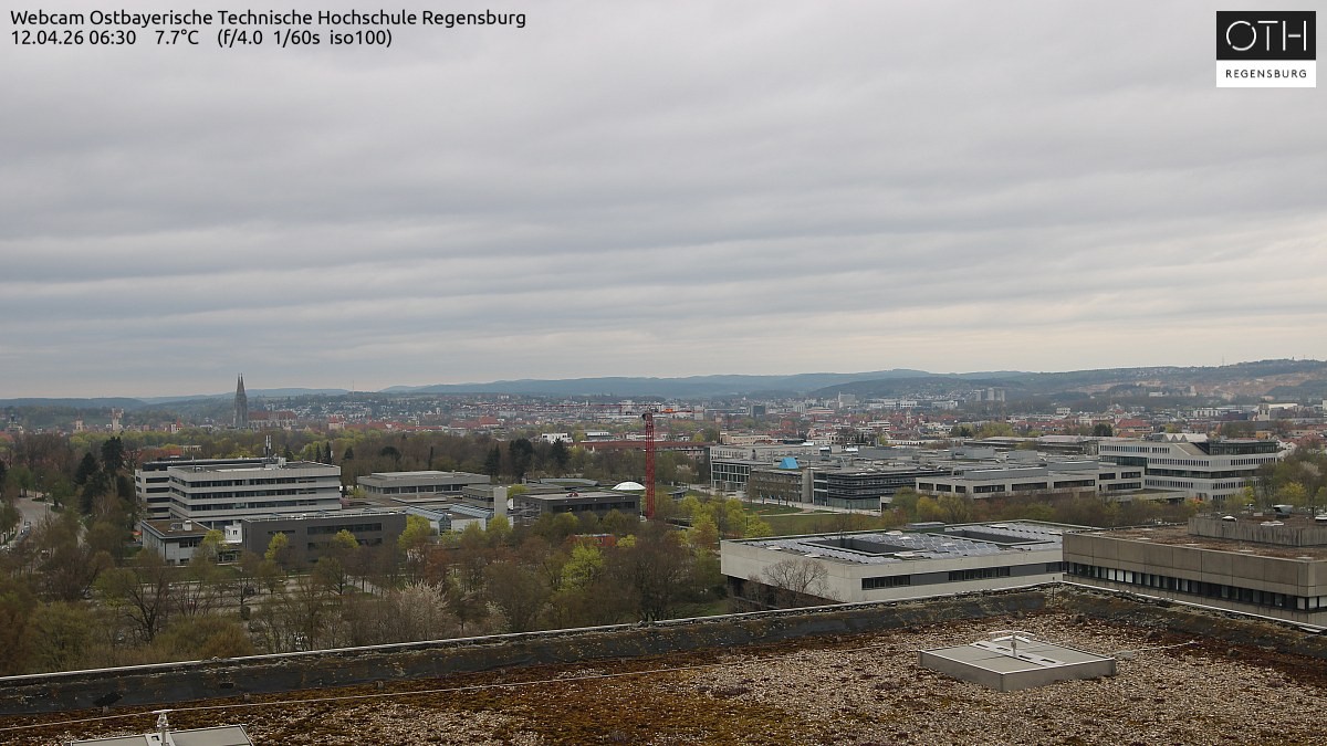 Archiv Foto Webcam Regensburg: Technische Hochschule