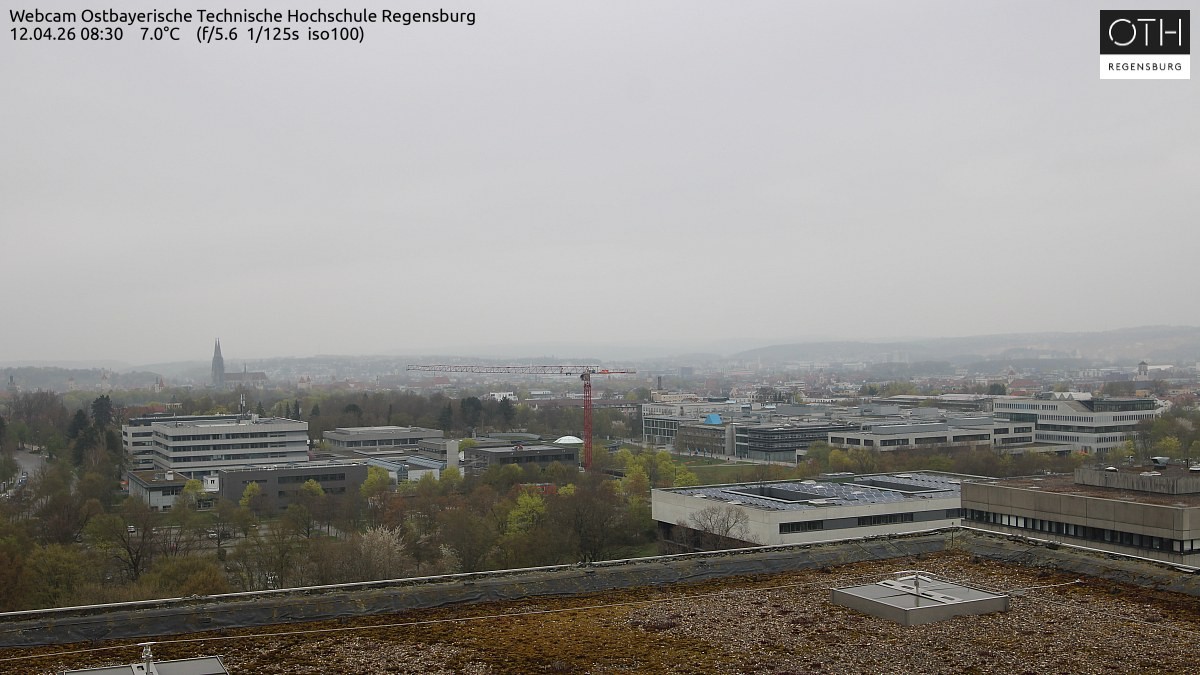 Archiv Foto Webcam Regensburg: Technische Hochschule