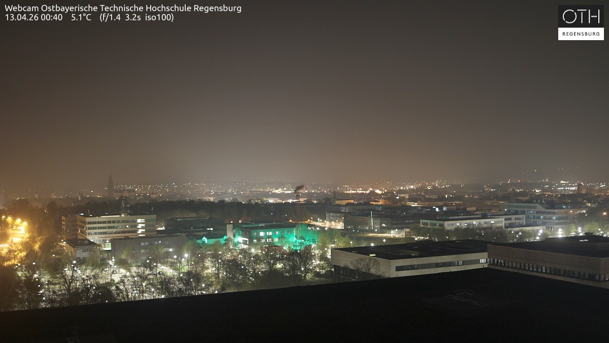 Archiv Foto Webcam Regensburg: Technische Hochschule