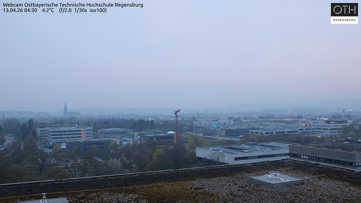 Archiv Foto Webcam Regensburg: Technische Hochschule