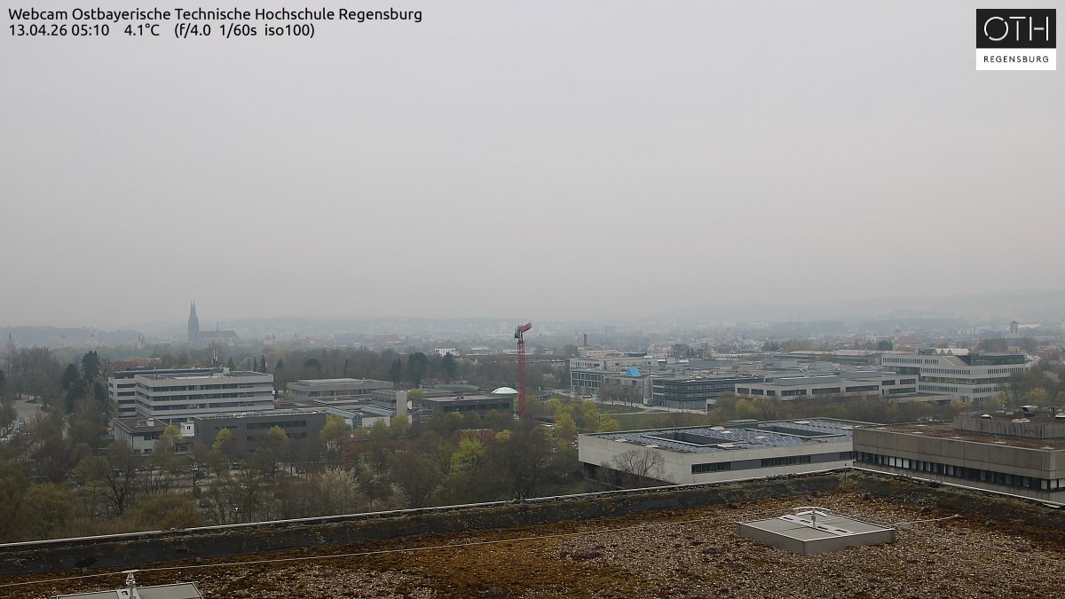 Archiv Foto Webcam Regensburg: Technische Hochschule
