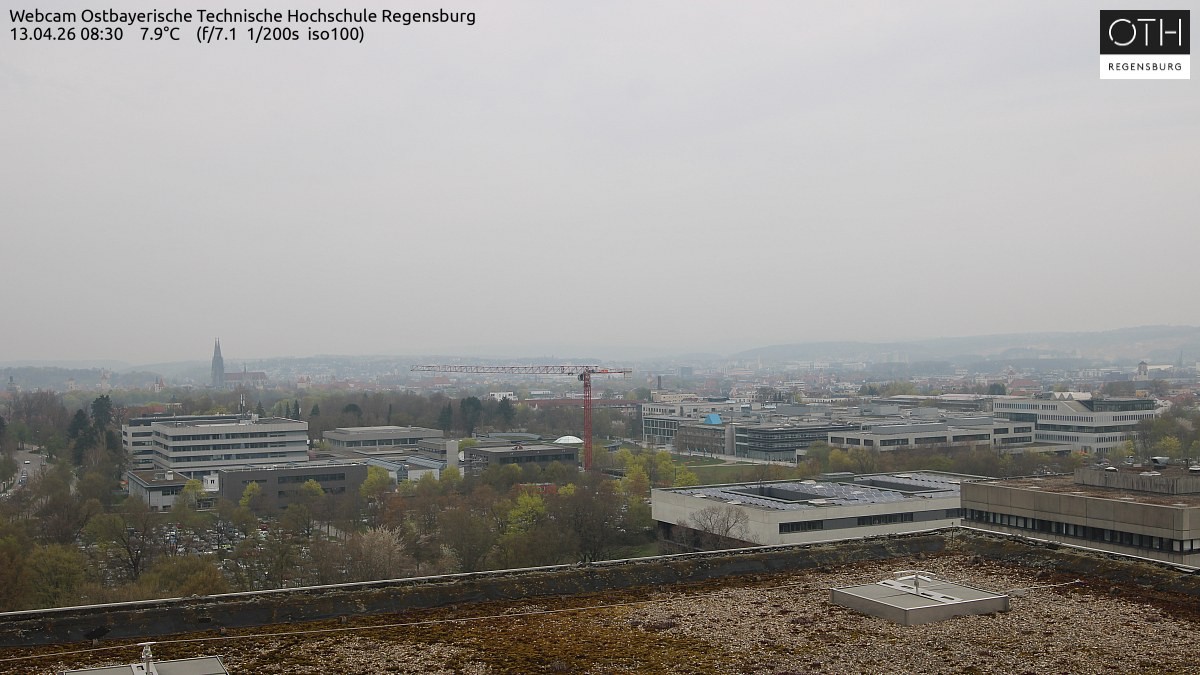 Archiv Foto Webcam Regensburg: Technische Hochschule