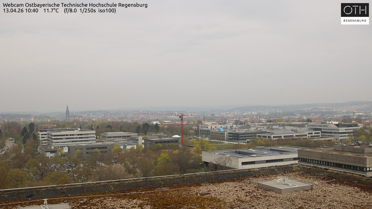 Archiv Foto Webcam Regensburg: Technische Hochschule