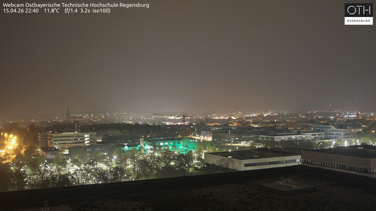Archiv Foto Webcam Regensburg: Technische Hochschule