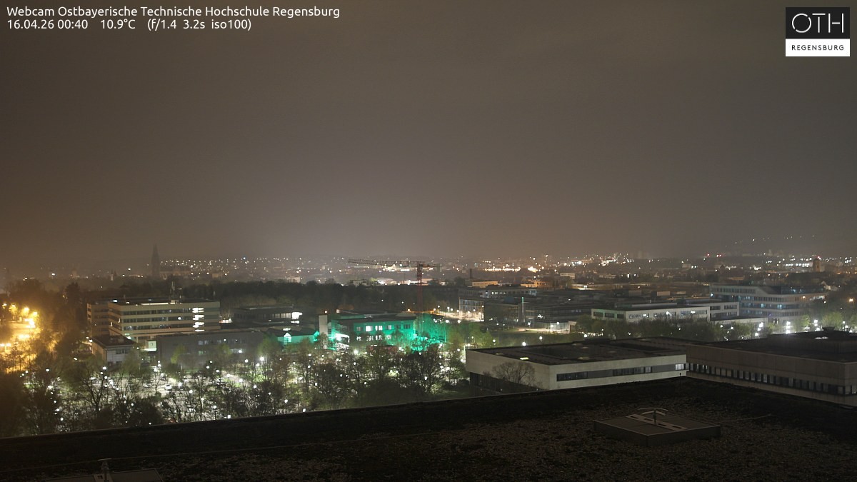 Archiv Foto Webcam Regensburg: Technische Hochschule