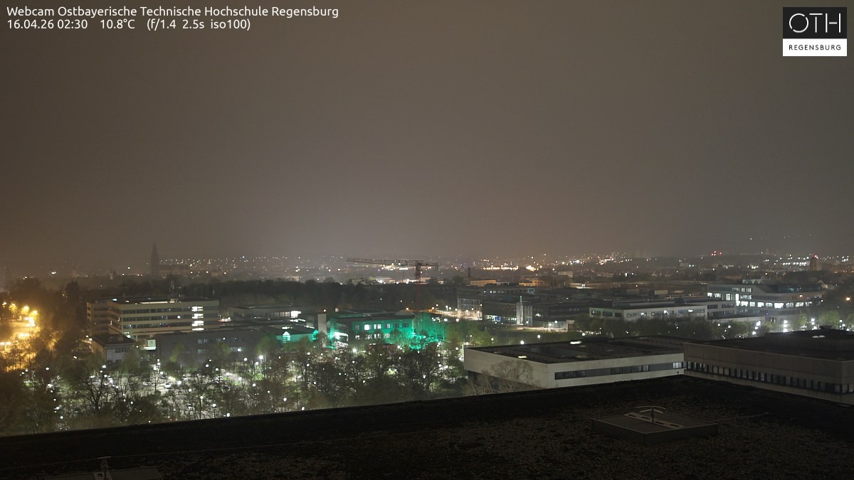 Archiv Foto Webcam Regensburg: Technische Hochschule
