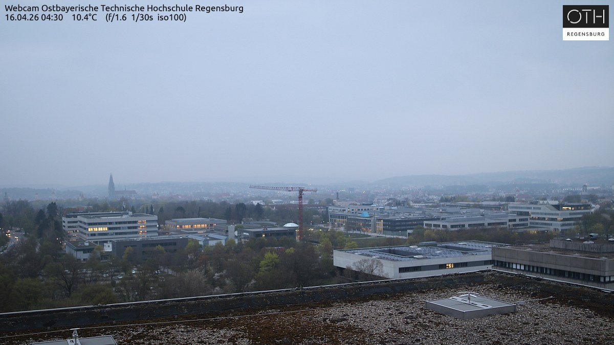 Archiv Foto Webcam Regensburg: Technische Hochschule