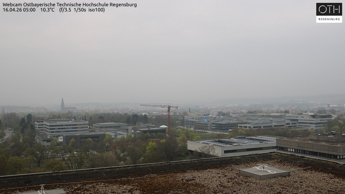 Archiv Foto Webcam Regensburg: Technische Hochschule