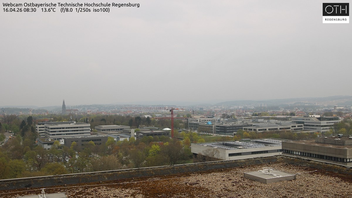 Archiv Foto Webcam Regensburg: Technische Hochschule