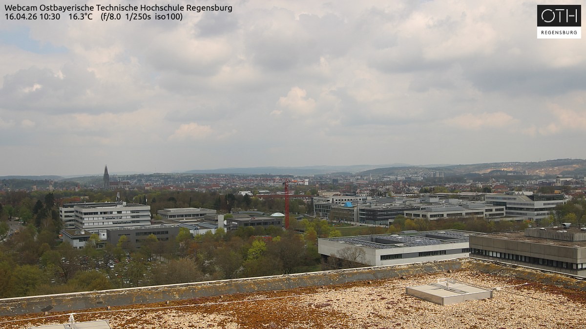 Archiv Foto Webcam Regensburg: Technische Hochschule