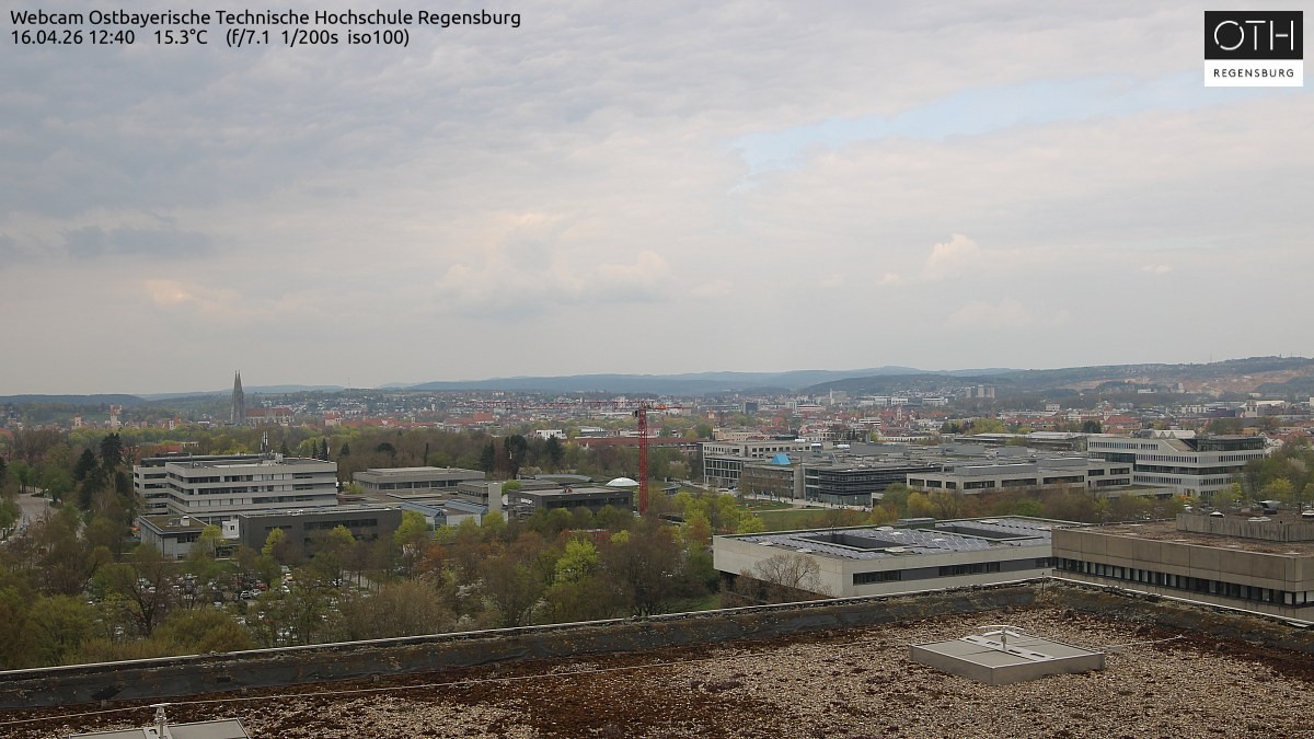 Archiv Foto Webcam Regensburg: Technische Hochschule