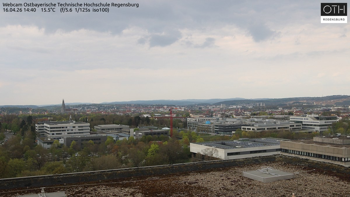 Archiv Foto Webcam Regensburg: Technische Hochschule