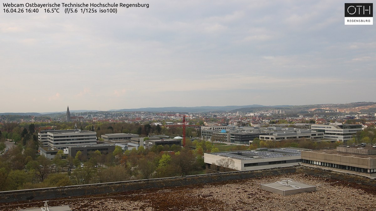 Archiv Foto Webcam Regensburg: Technische Hochschule