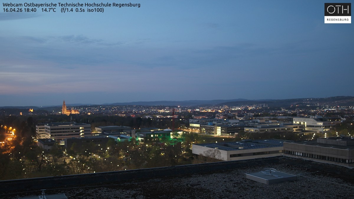 Archiv Foto Webcam Regensburg: Technische Hochschule