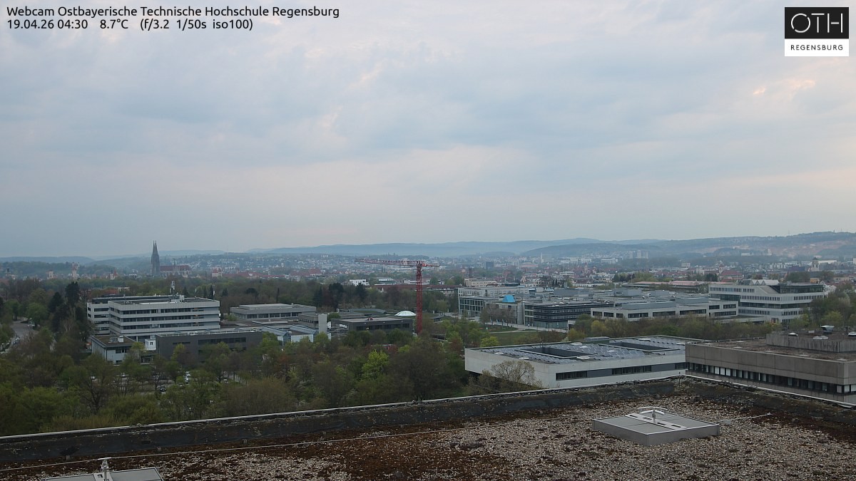 Archived image Regensburg - Webcam OTH