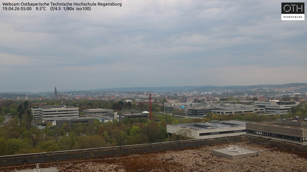 Archived image Regensburg - Webcam OTH