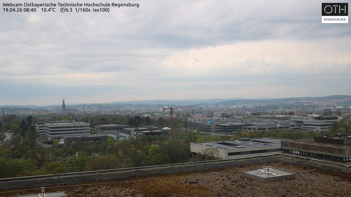 Archived image Regensburg - Webcam OTH